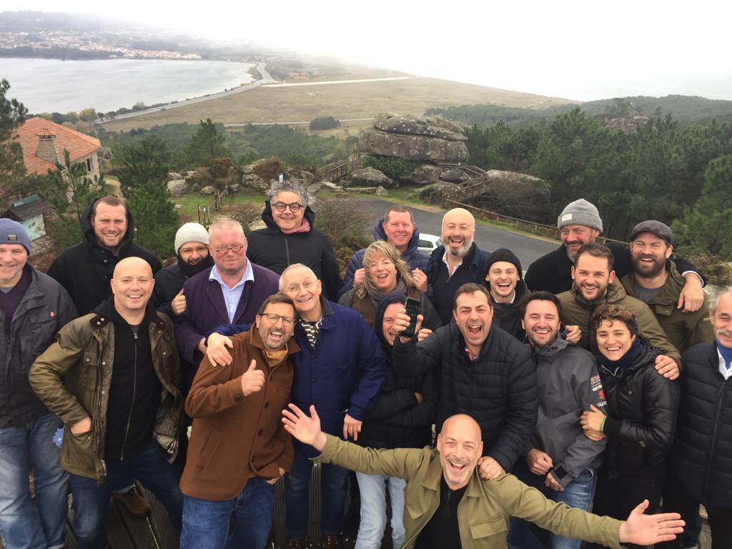 Tim with restaurant partners